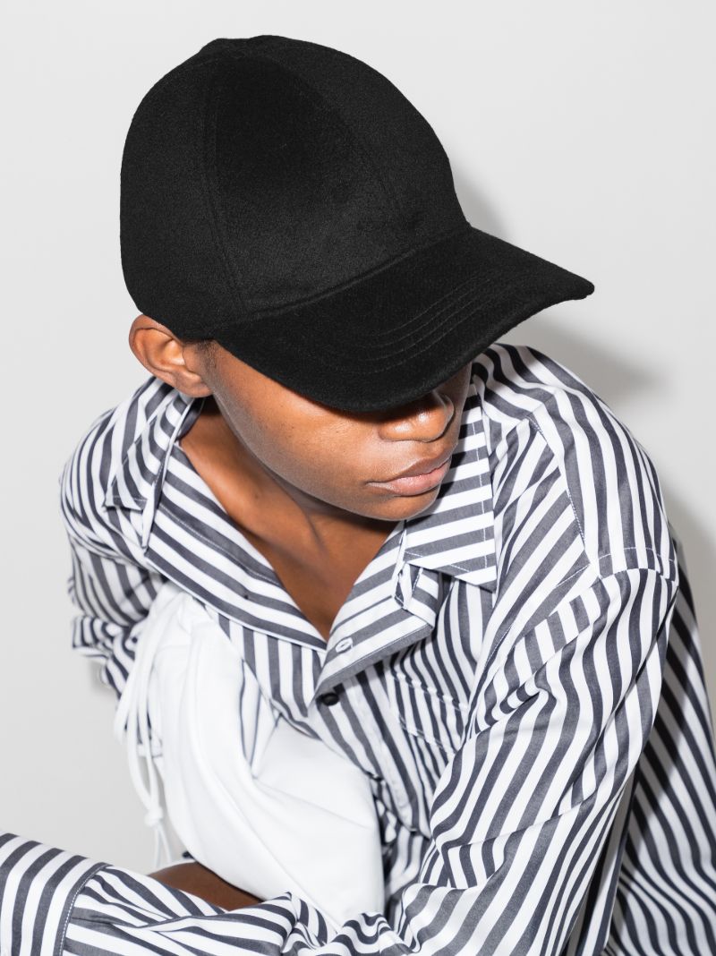 Black DoublÃ_x0083_Â© Wool Baseball Cap