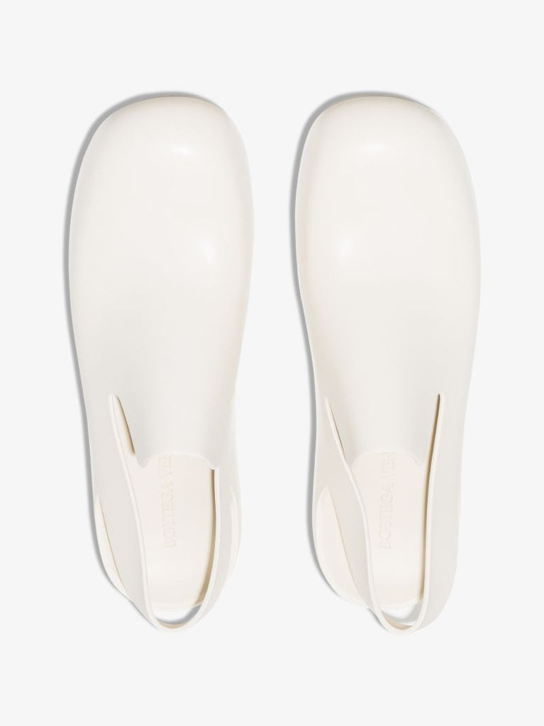 White Puddle Rubber Slippers