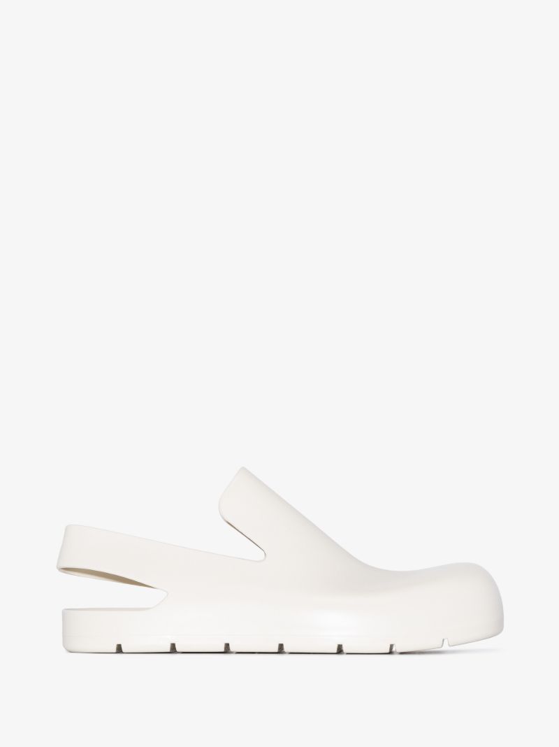 White Puddle Rubber Slippers