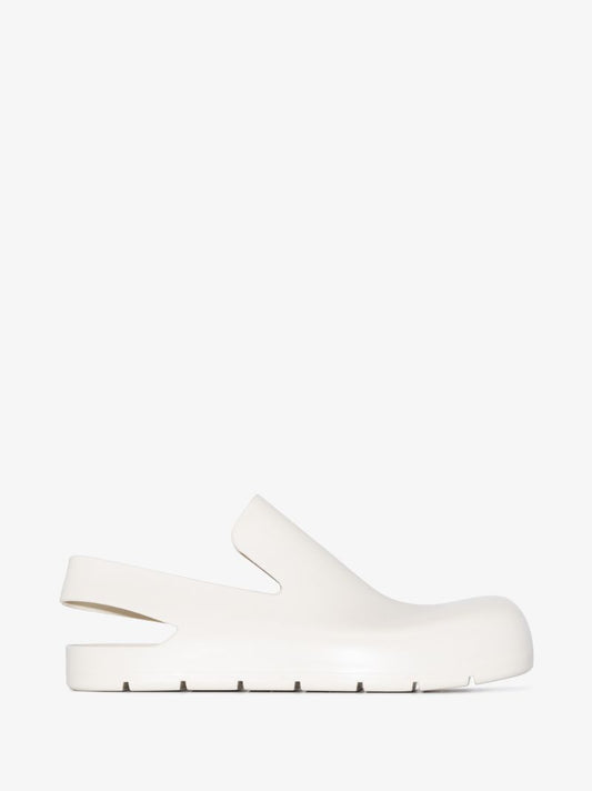 White Puddle Rubber Slippers