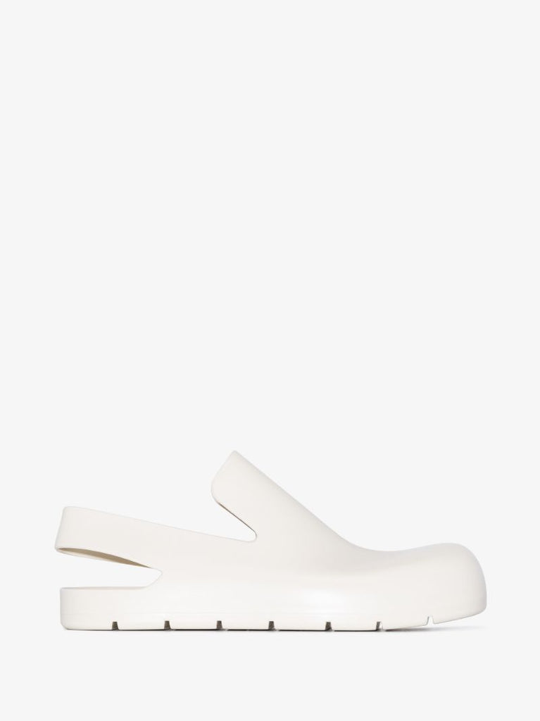 White Puddle Rubber Slippers