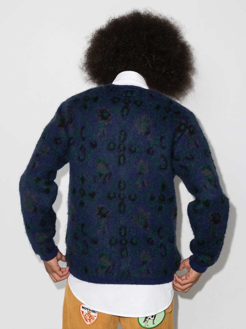 Botanical Jacquard Cardigan