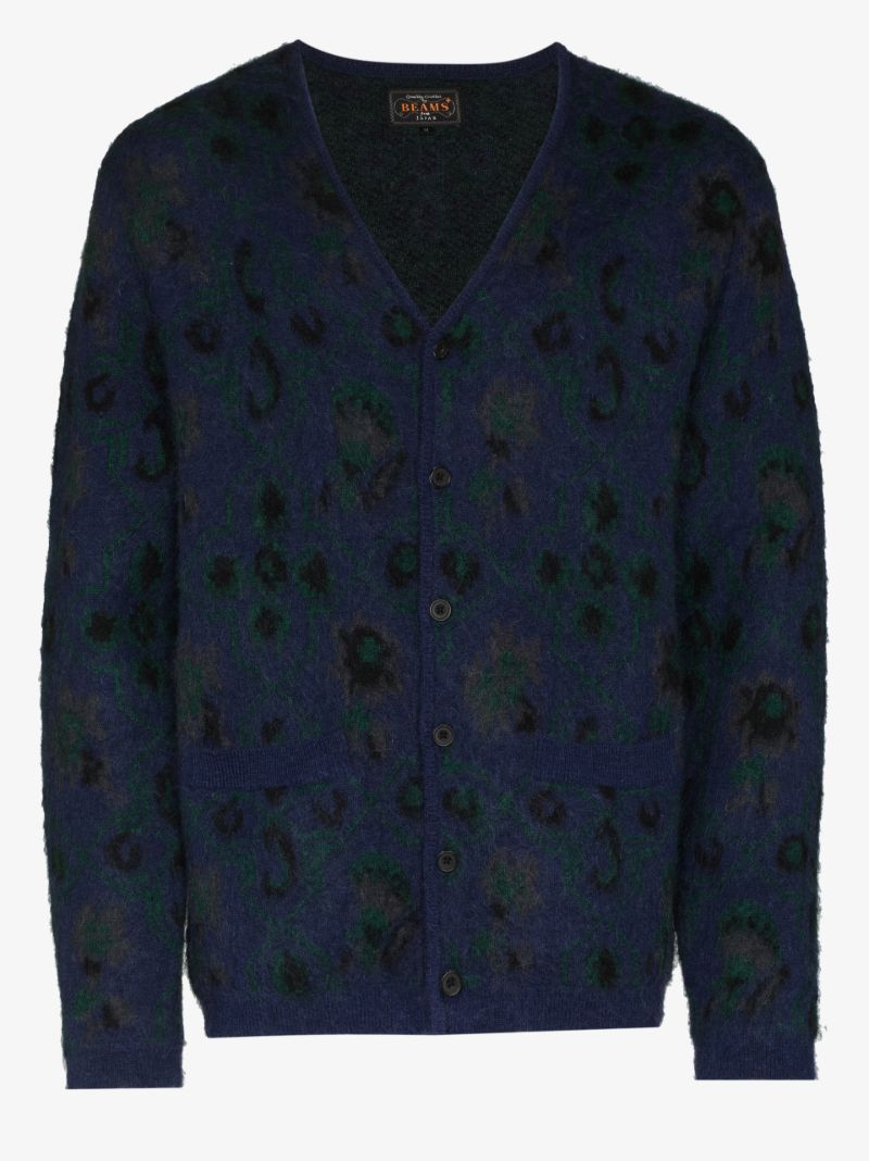 Botanical Jacquard Cardigan