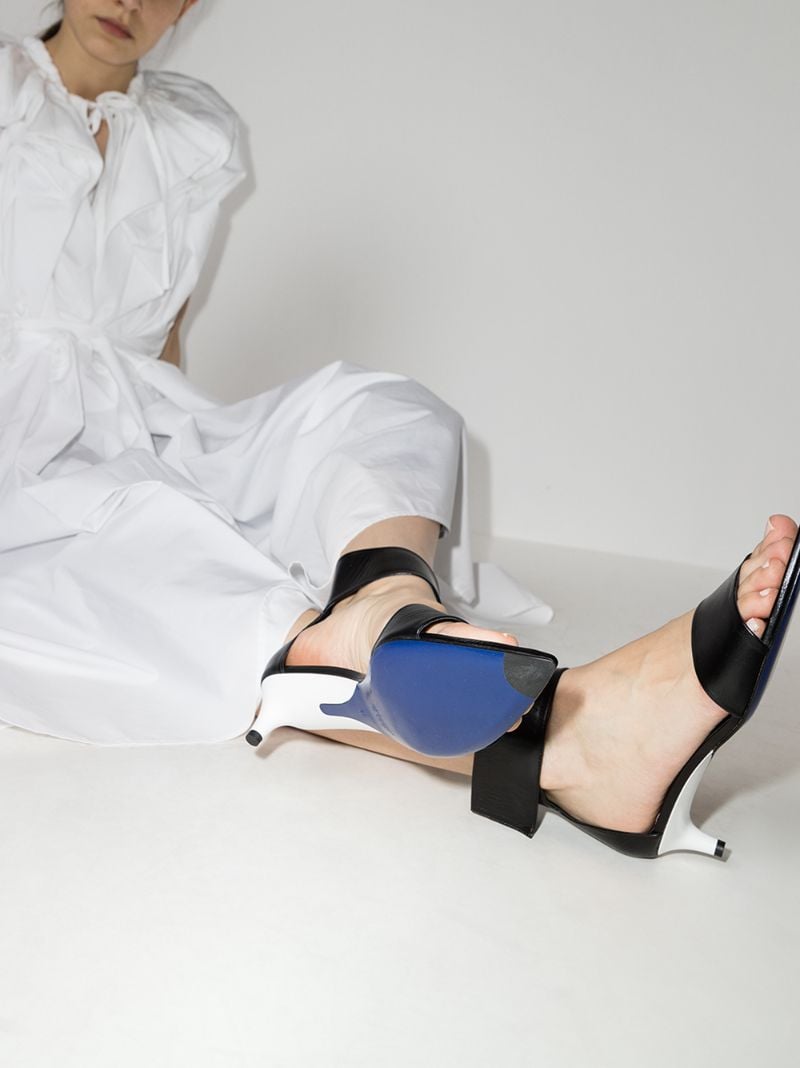 Black 35 Ankle Strap Leather Sandals