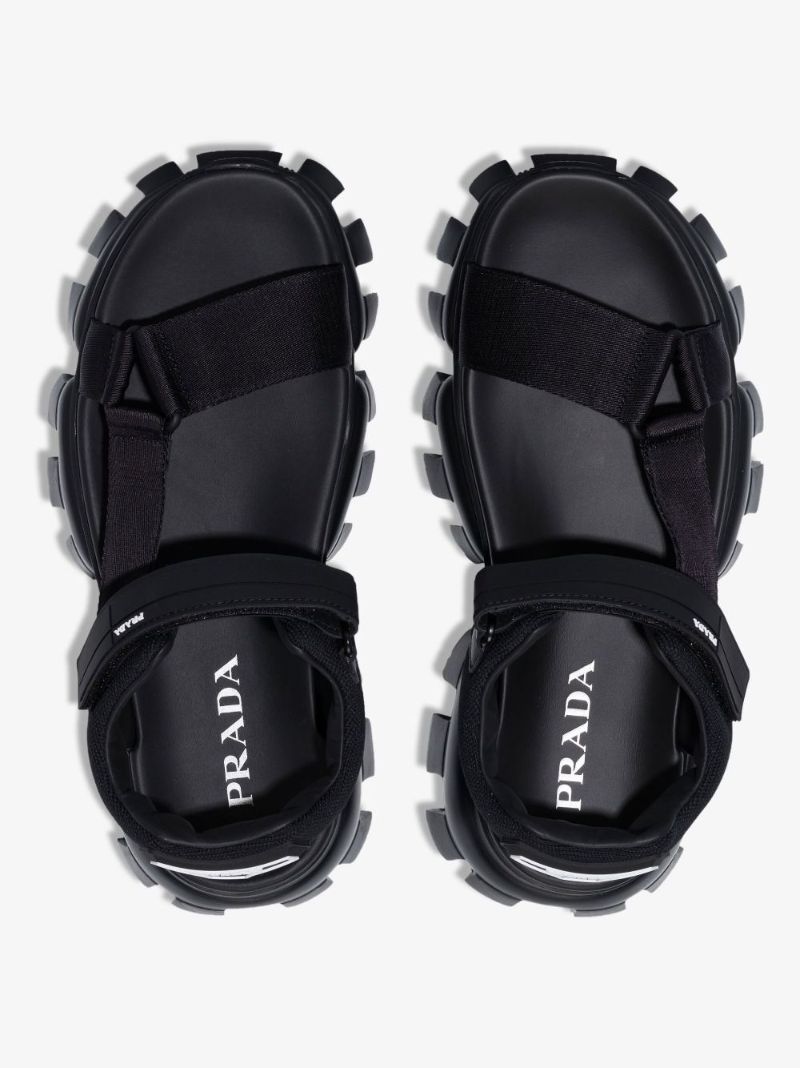 Black Cloudbust Thunder Canvas Sandals