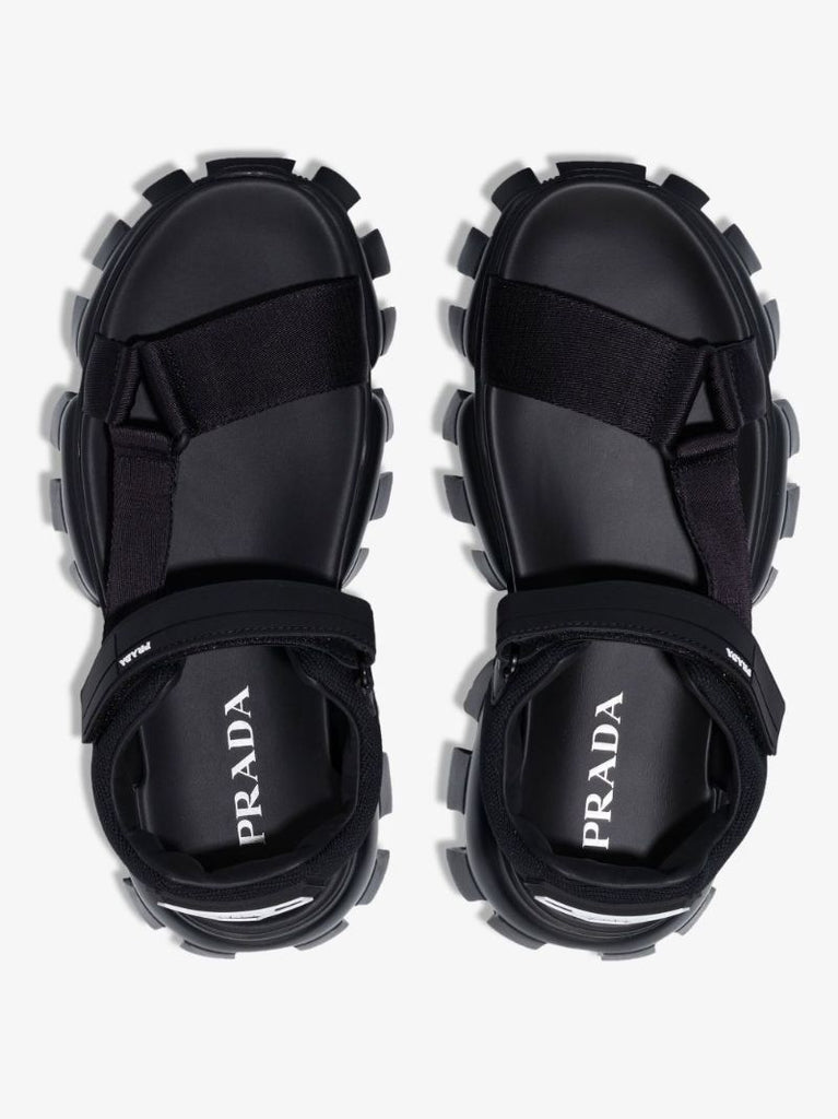 Black Cloudbust Thunder Canvas Sandals