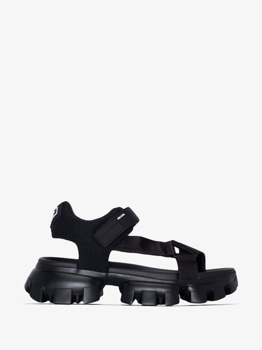 Black Cloudbust Thunder Canvas Sandals