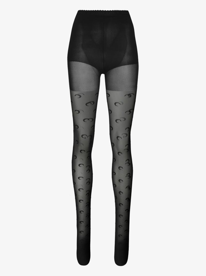 Black Crescent Moon Tights
