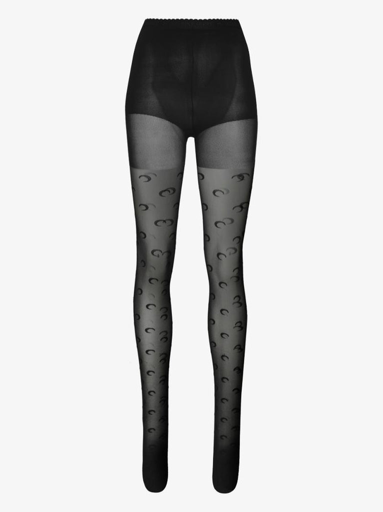 Black Crescent Moon Tights