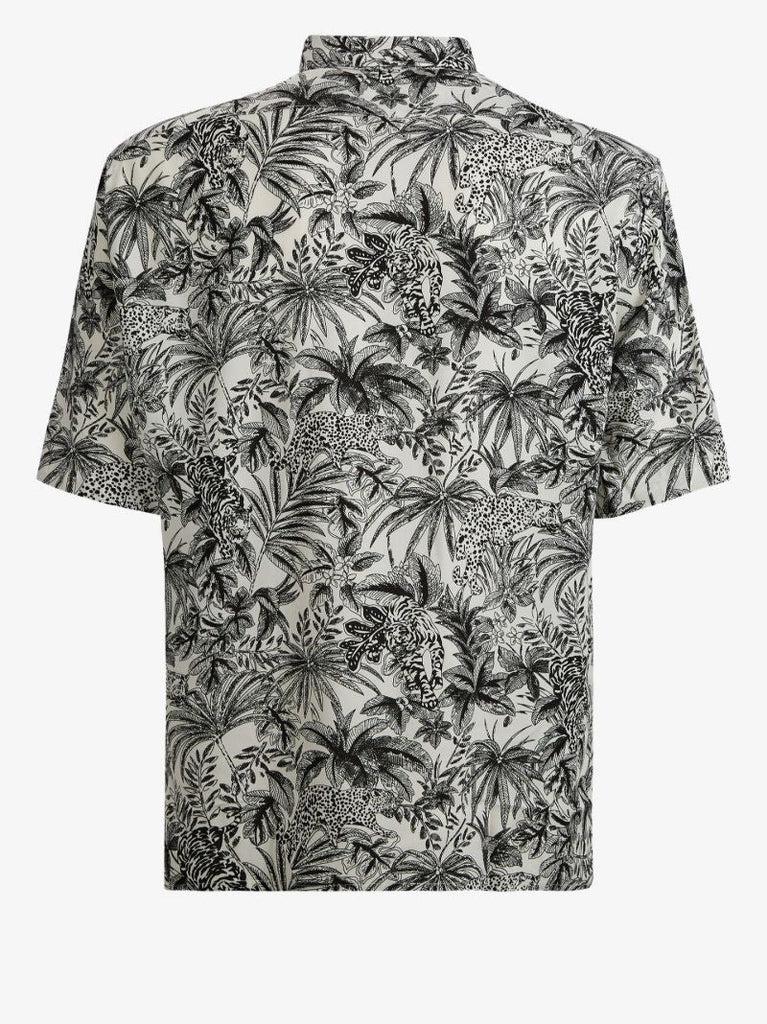 Tropical Print Short Sleeve Shirt
