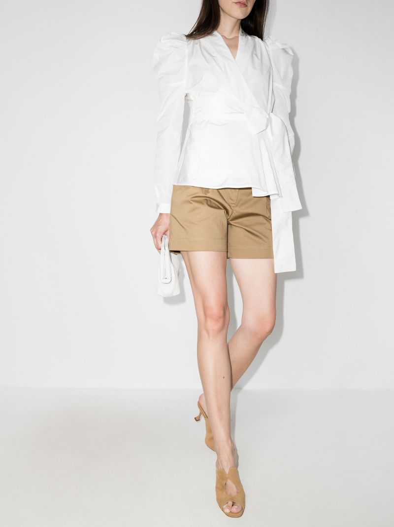 Agnes Puff Sleeve Wrap Top