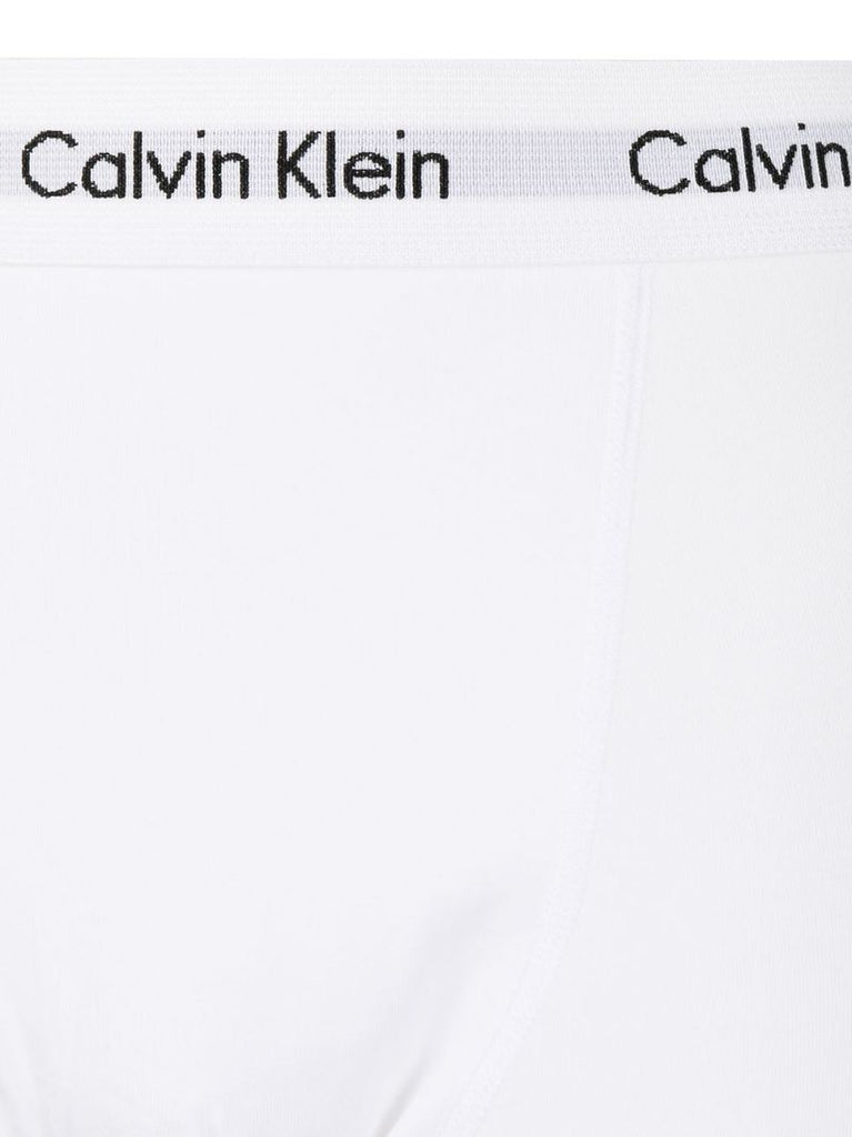 White Cotton Boxer Briefs Set