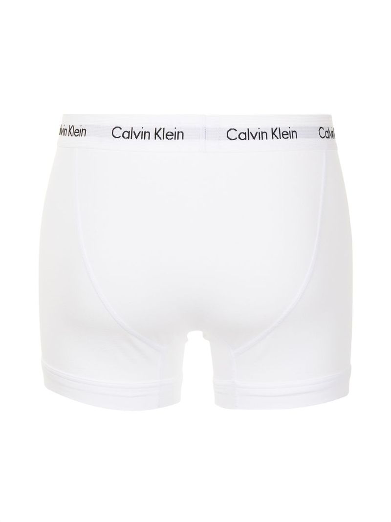 White Cotton Boxer Briefs Set