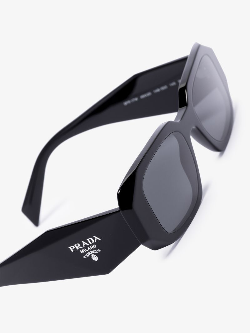 Black Rectangle Frame Sunglasses