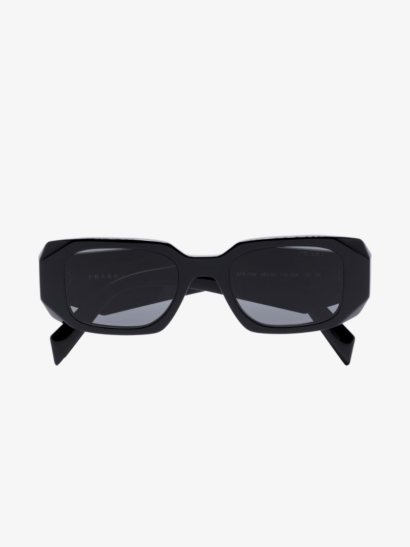 Black Rectangle Frame Sunglasses