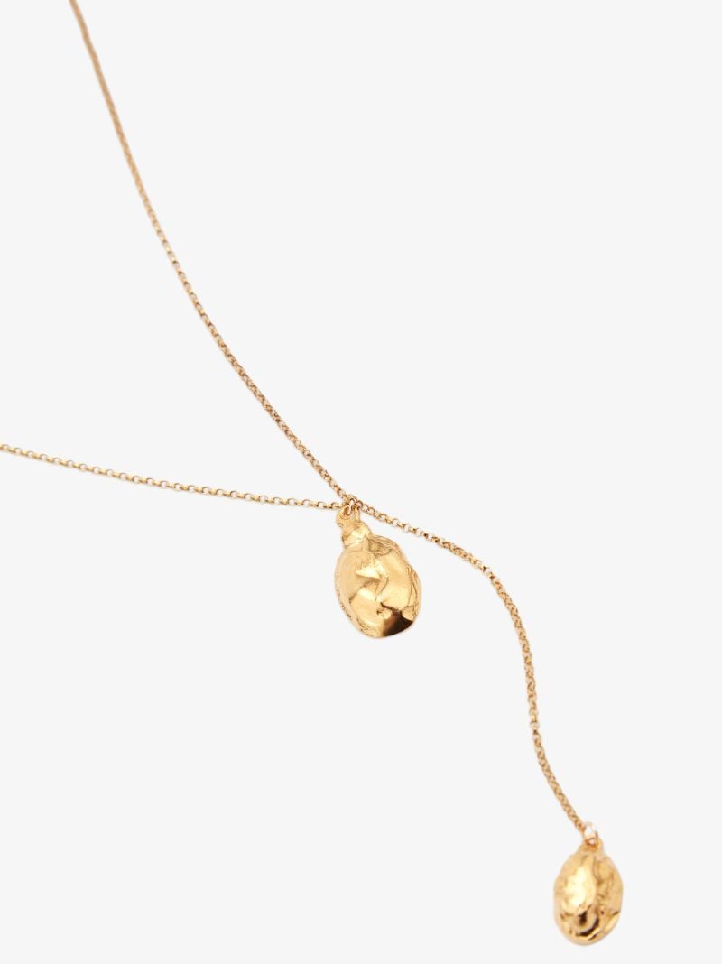 Gold-plated Lunar Rocks Necklace