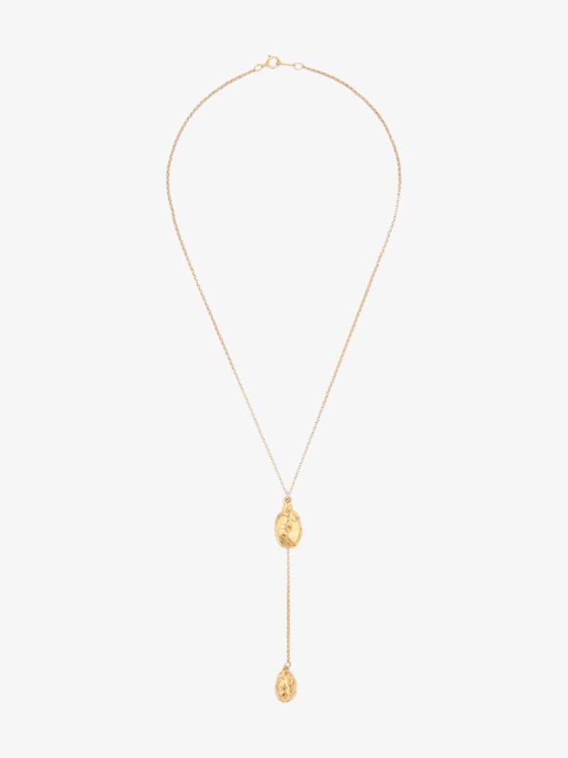 Gold-plated Lunar Rocks Necklace
