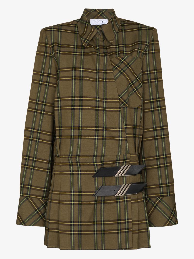 Checked Mini Dress