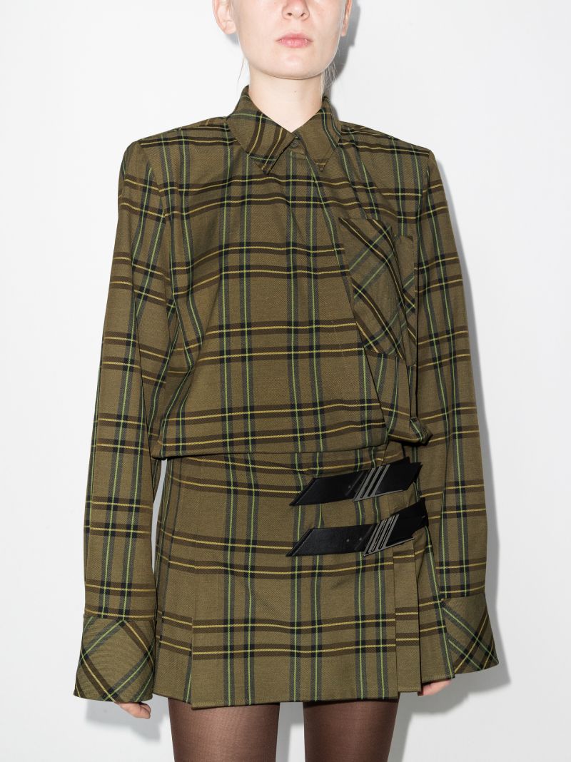 Checked Mini Dress