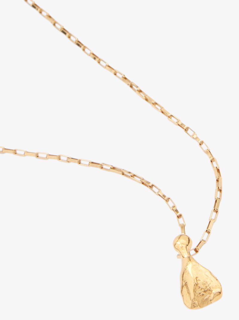 Gold-plated Silhouette of Desire Necklace