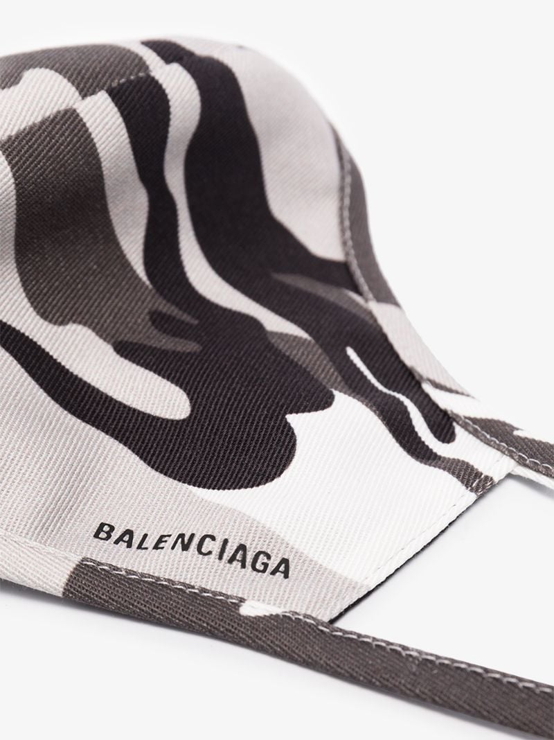 Grey Camouflage Face Mask