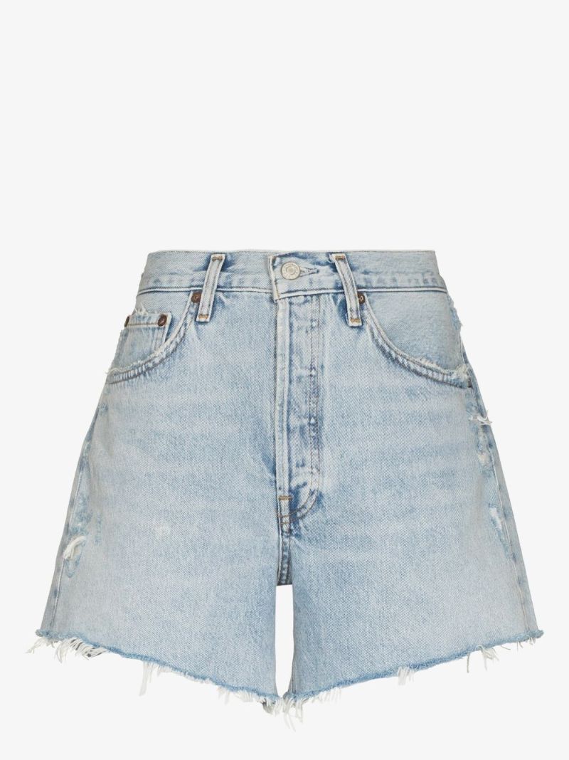 Parker Long Denim Shorts