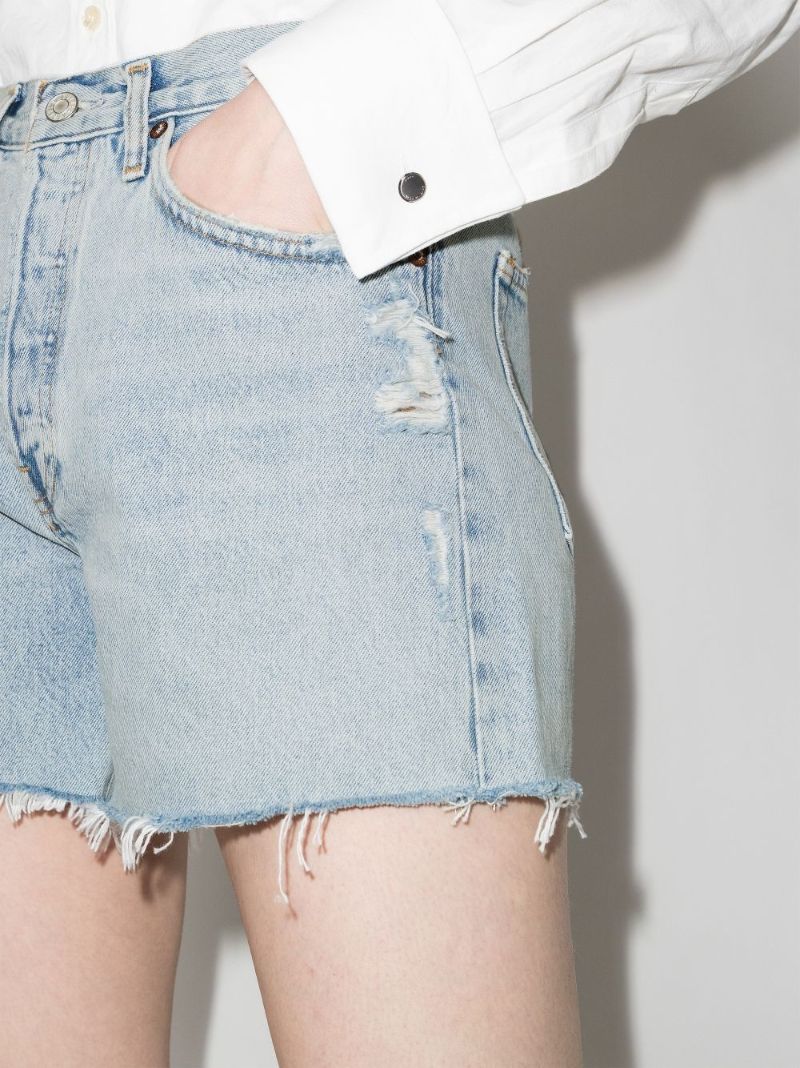 Parker Long Denim Shorts
