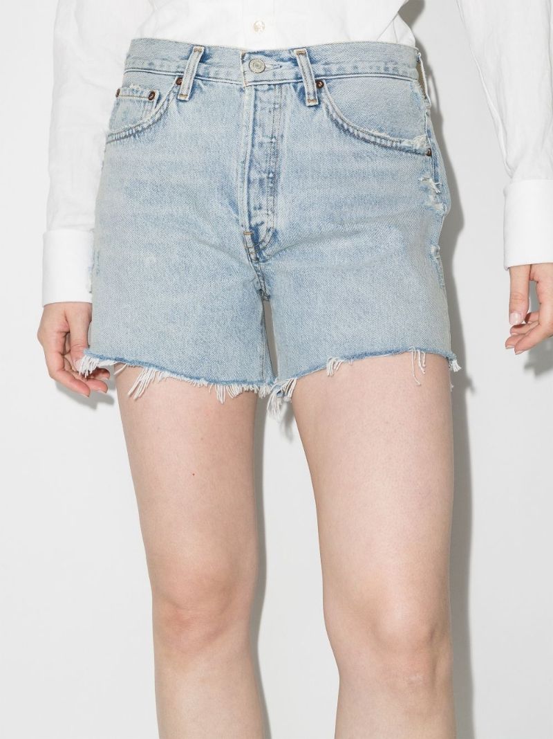 Parker Long Denim Shorts