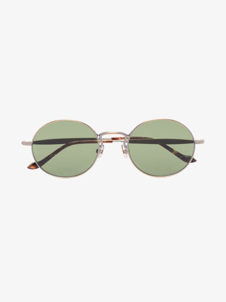 Antique Gold Tone Matsuda 2809h-v2 Round Sunglasses