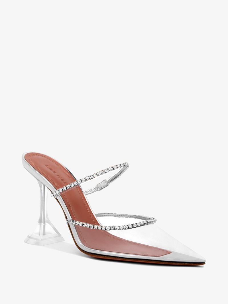 Transparent Gilda 95 Crystal Pvc Pumps