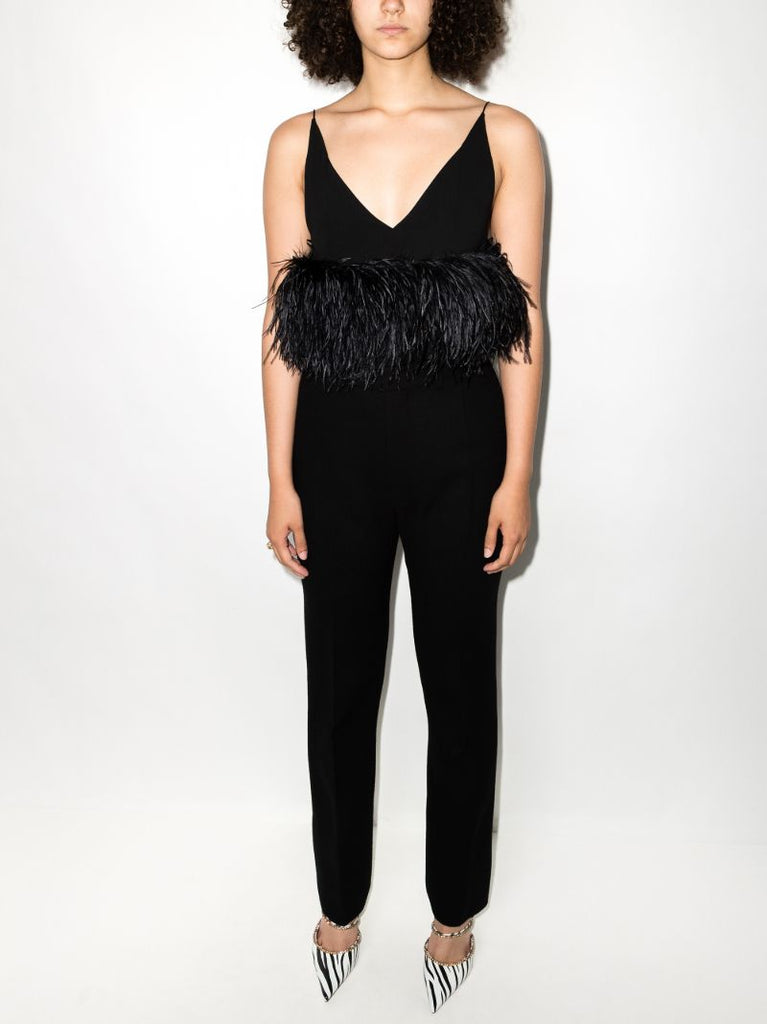 Poppy Feather Trim Camisole