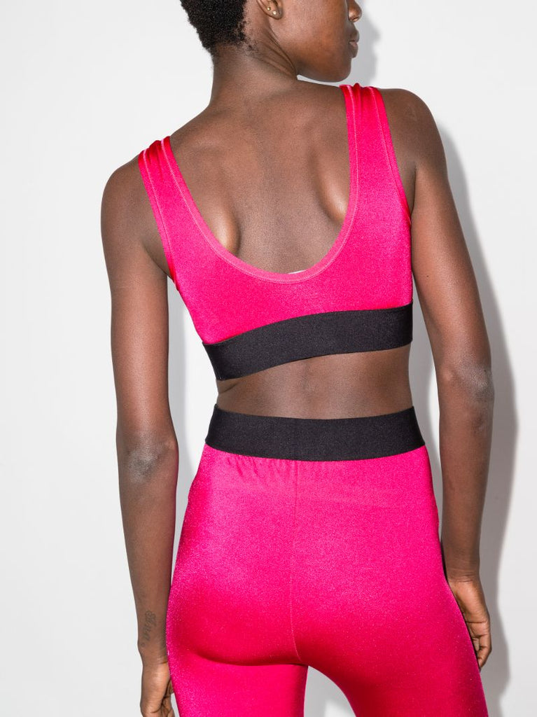 Logo Band Crop Top