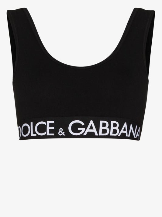 Branded Logo Crop Top