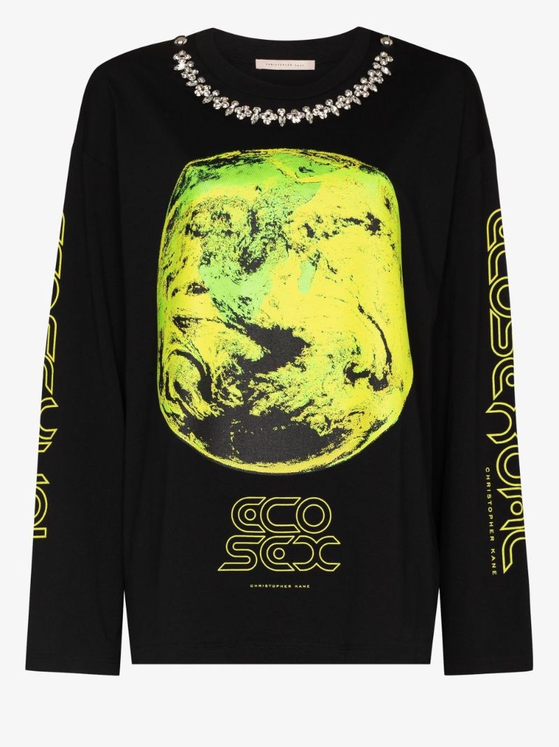 Ecosexual Printed Cotton Sweatshirt