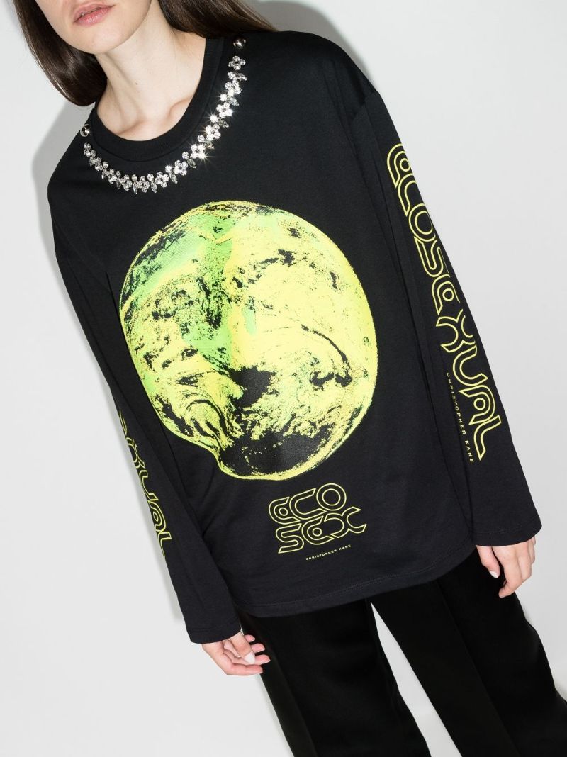 Ecosexual Printed Cotton Sweatshirt