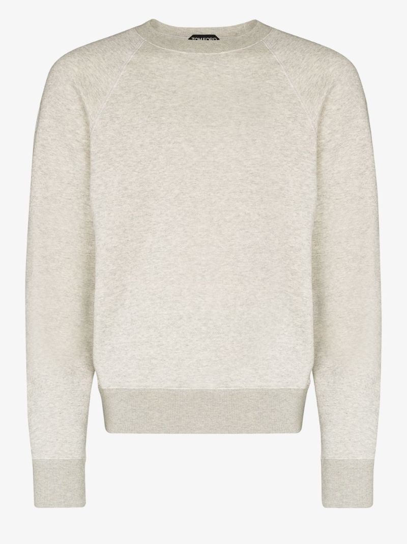 Crew Neck Raglan-sleeve Sweatshirt