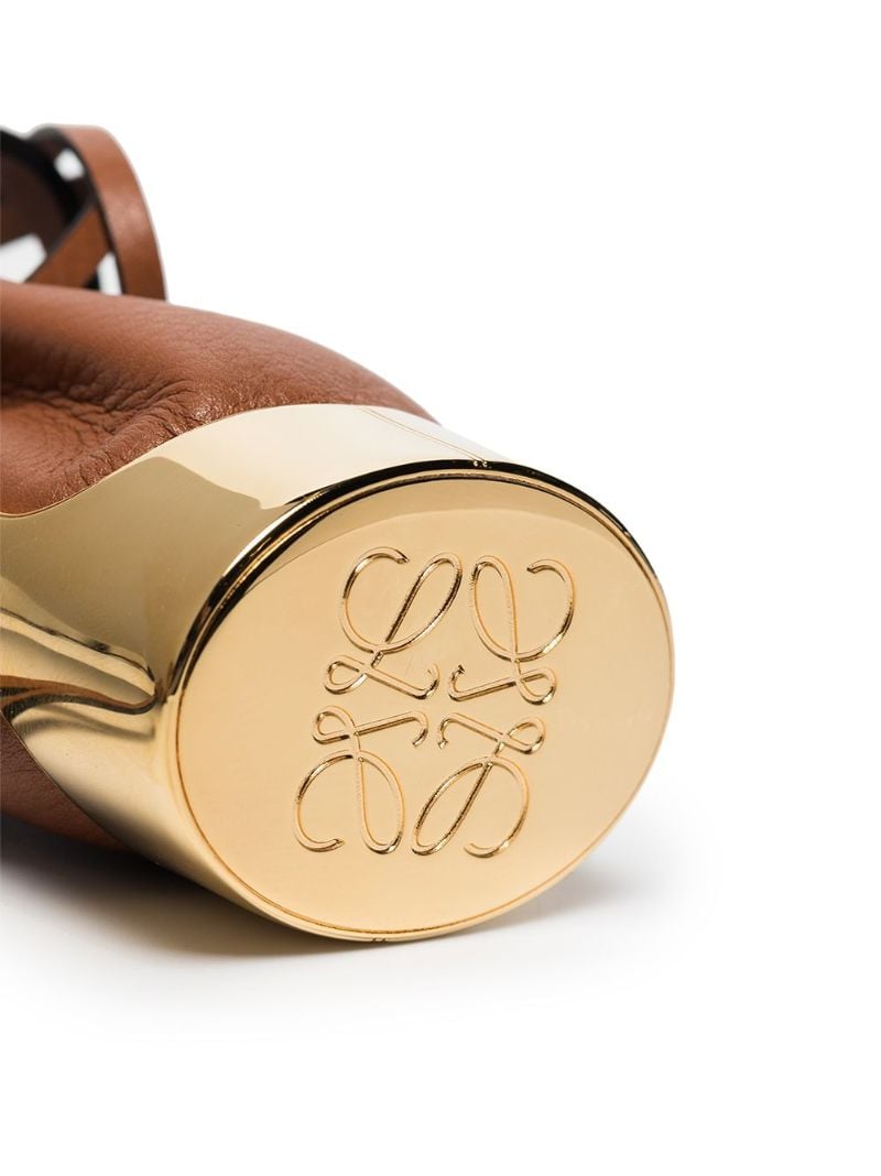 Brown Balloon Leather Necklace Bag