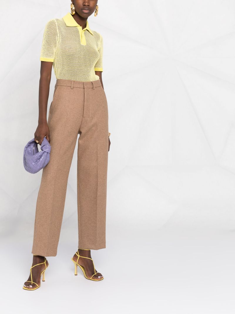 Short-sleeve Sheer Polo Shirt