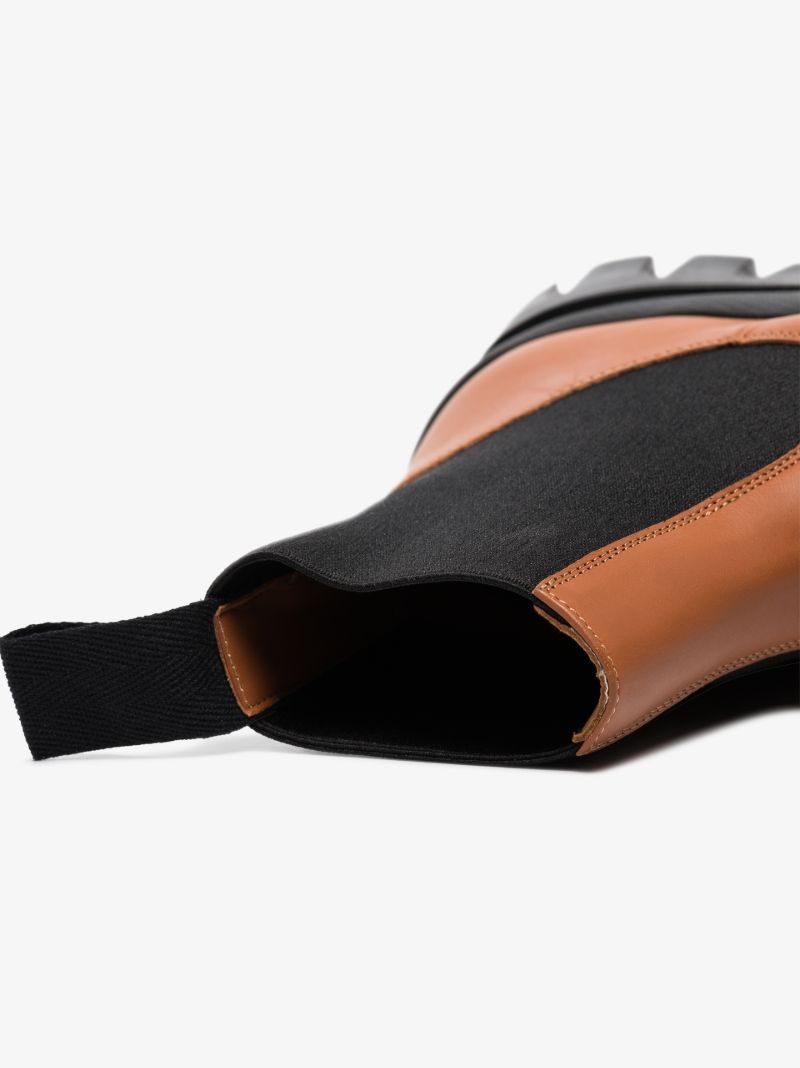 Brown Catania Leather Chelsea Boots