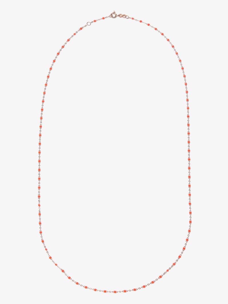 18k Rose Gold Classic Gigi 60 Cm Beaded Necklace