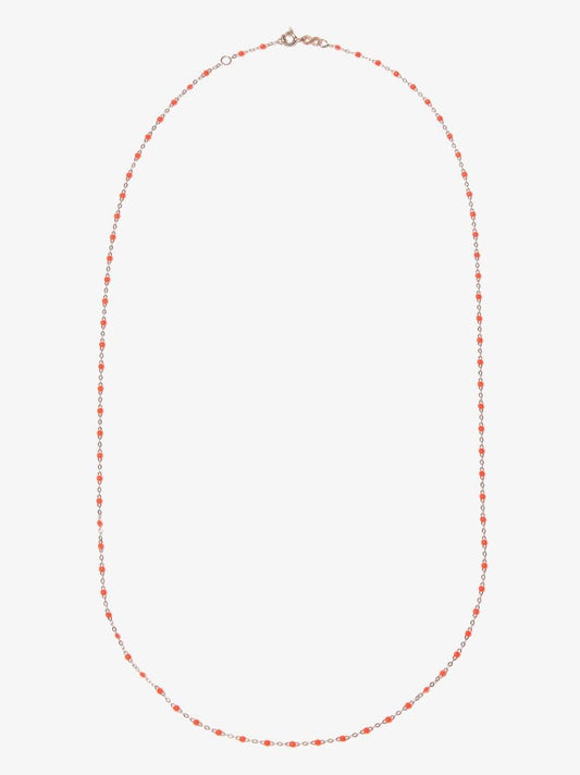 18k Rose Gold Classic Gigi 60 Cm Beaded Necklace