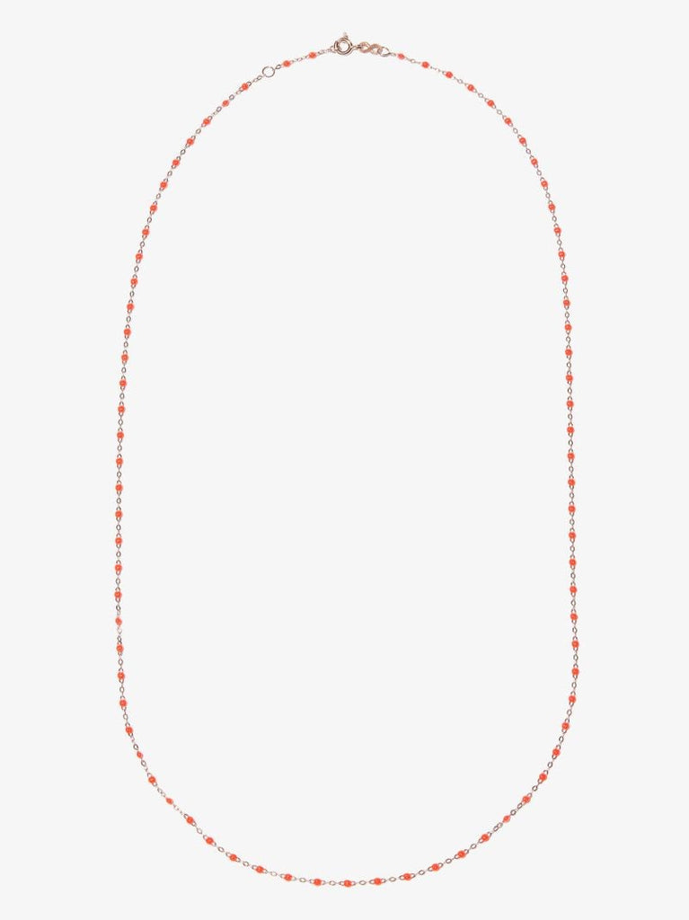 18k Rose Gold Classic Gigi 60 Cm Beaded Necklace
