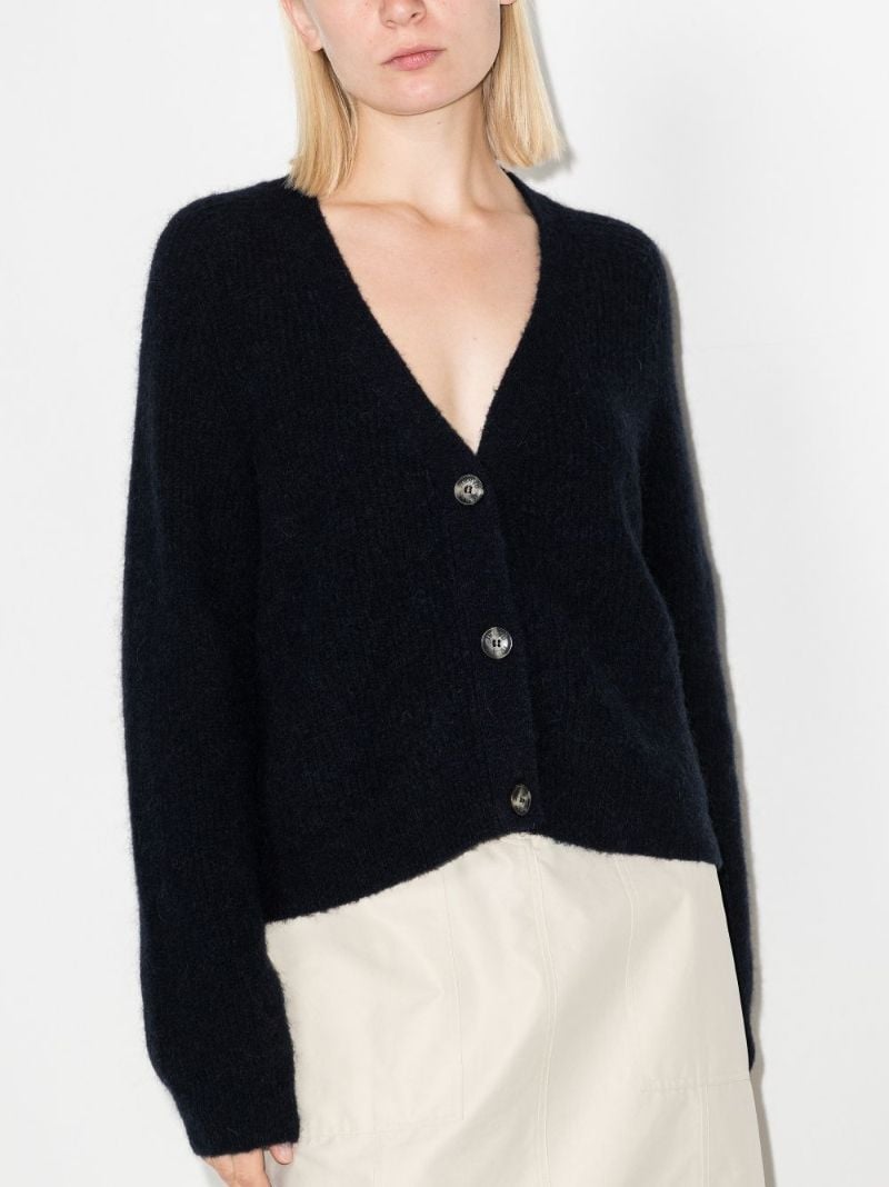 V-neck Wool Cardigan