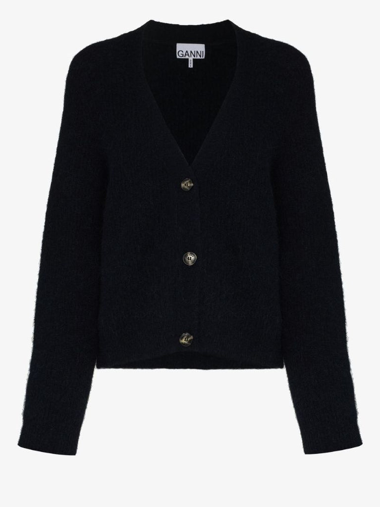 V-neck Wool Cardigan