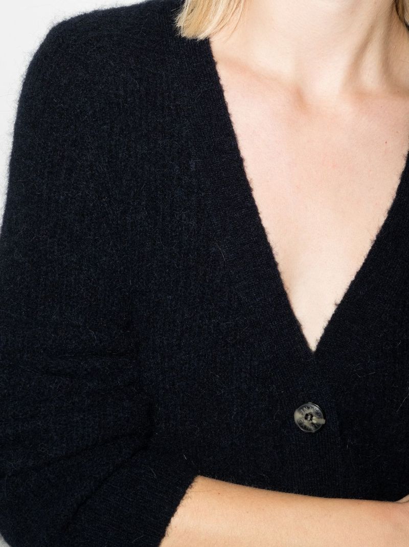 V-neck Wool Cardigan