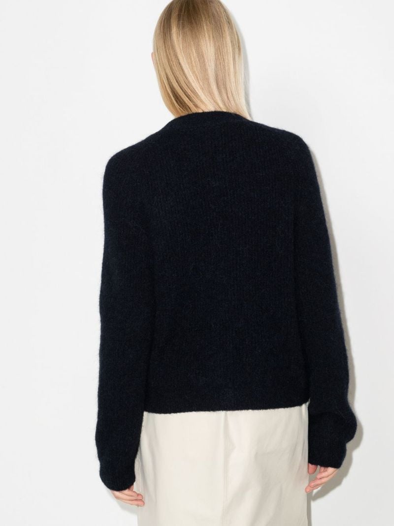 V-neck Wool Cardigan