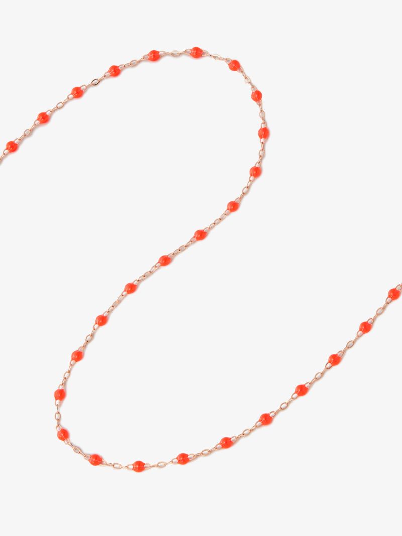 18k Rose Gold Classic Gigi 42 Cm Beaded Necklace