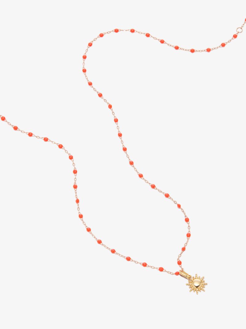 18k Rose Gold Classic Gigi 42 Cm Beaded Necklace