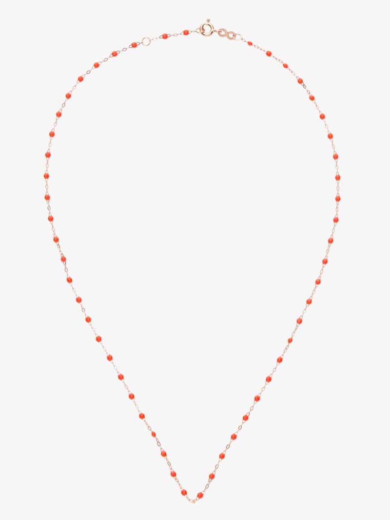 18k Rose Gold Classic Gigi 42 Cm Beaded Necklace