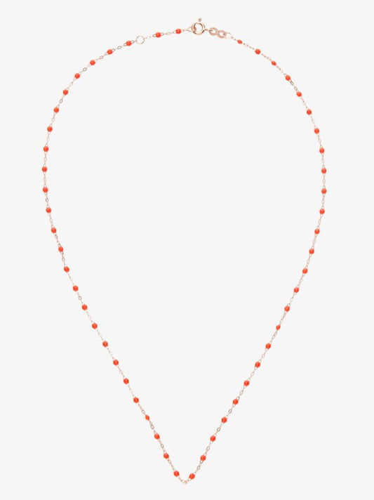 18k Rose Gold Classic Gigi 42 Cm Beaded Necklace